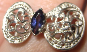 Gemsations Sterling Silver and Iolite Ring